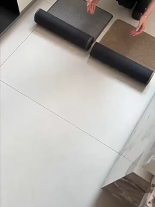 Linen Woven Kitchen Floor Mat Absorbent Oil And Grease Non-Slip Special Stain-Resistant Carpet Long Foot Mat 地垫