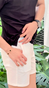 Quần Short Nam Kaki Quần Đùi Nam Trên Đầu Gối Lưng Đai Thun