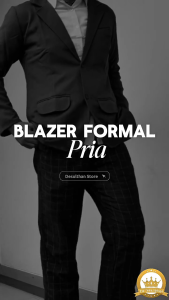 Desulthan Store | Blazer Formal Pria Slimfit Bahan Gabardine Tebal & Adem Ukuran Standard