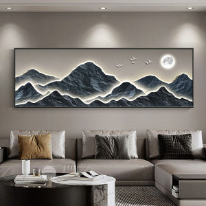 HAIMASHENGKANG | Modern Luxurious New Chinese Style Mountain and Water Decorative Painting