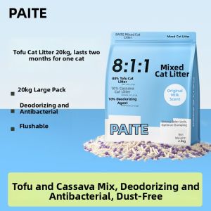 PAITEKAITE | Deodorant Dust-free Antibacterial Kitten-specific Tofu Cat Litter 20jin