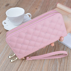 New Arrival Large-Capacity Wallet Female Long Double Layer Zipper Clutch Bag Multi-Card Position Mothers Tote Mobile Phone Bag