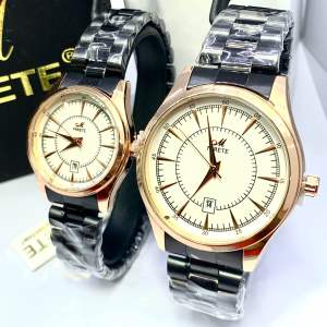 MIRETE ORIGINAL WATCH - Jam Tangan Couple Mirete Original Bahan Stainless Analog Tahan Air Tanggal Aktif Jarum Fosfor