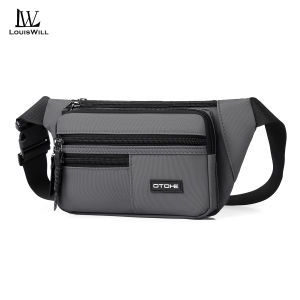 LouisWill Mens Chest Bag Fashion Cross Body Bag Waterproof Shoulder Bag Travel Bag Outdoor Sport Bag Casual Bag Leisure Street Bag for College Student