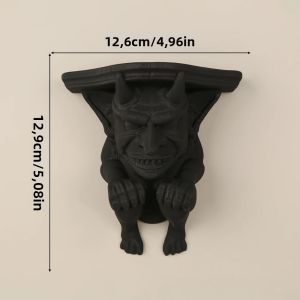 Kệ Treo Tường Hình Tượng Gargoyle Cổ Điển Phong Cách Gothic Vật Dụng Trang Trí Và Lưu Trữ Giá Đỡ Trưng Bày Tường Nhà Đồ Trang Trí Xuyên Biên Giới