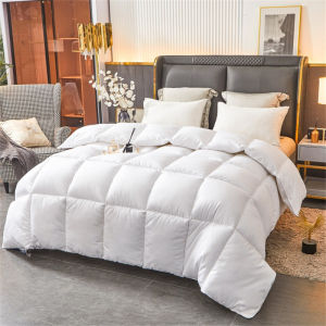 Winter Autumn White Quilt Core Soft Fluffy Single Size Comforter Quilted Comfortable Thick Blanket 150*200cm Home Hotel Dorm Use