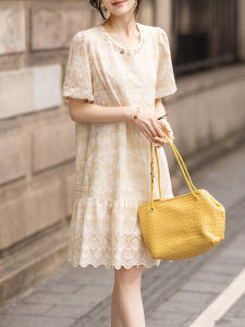 DAIXIANGFEIZI | Chiffon Summer Dress Big Size Short Sleeve A-line