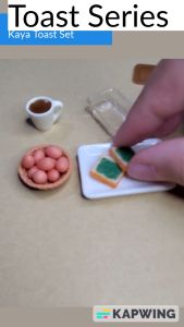 Handmade Miniature Slice Toast Series