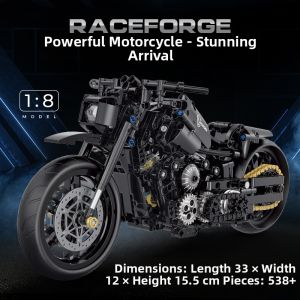 SHUANGGAO | Adult Gift Vintage Motorcycle Assembly Building Blocks