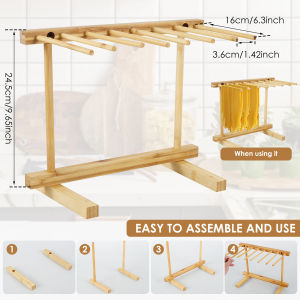 Pasta Drying Rack Detachable Handmade Noodles Dryer Stand Pasta Hang Rack for Xmas Pasta Cook Tool Kitchen Acce Jewelry Storage