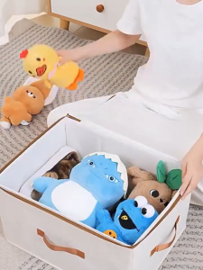 【High Quality 】Zipper Storage Box for Wardrobe Large Capacity Blanket and Clothes Storage Box Durable Organizer Box
