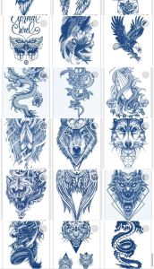 Tatto temporary premium tahan 1 bulan model terbaru / tatto temporer kuat 1 bulan