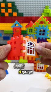 Đồ chơi lắp ghép khối xây dựng kiến trúc nhiều chi tiếtđồ chơi xếp hình xây dựng KIMDONGSHOP