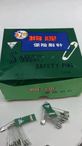 [PAKET ISI 30 RENTENG] Peniti Swan Isi 12 Pcs Safety Pins Fashion Pin Baju Hijab Stainless Steel