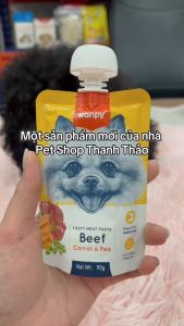 SÚP THƯỞNG WANPY nắp vạn cho mèo gói 90g thơm ngon bổ dưỡng