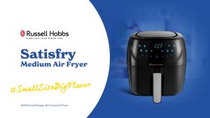 Paket Russell Hobbs Satisfry Medium Air fryer 4L - Food Steamer / Pengukus Masakan
