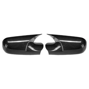 Pair Car Side Rearview Mirror Cover Cap Mirror Shell Case Trim For Renault Megane 2 MK2 2002-2009 Rear View Mirror Cover Cap