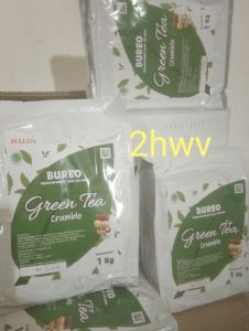 Cookies Crumble GreenTea HALUS 1kg(Bureo)