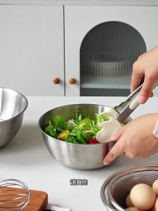 SIYUE | Chậu Inox 304 Đa Năng Dày Có Lỗ Thoát Nước Dùng Trộn Trứng