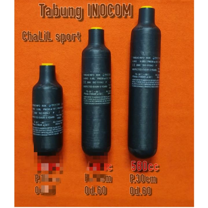 Inocom Tabung INOCOM 580cc Tabung carbon botol composit jenong original fx ...