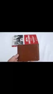 ví da bò thật da naspa dòng da trơn cao cấp da bò có khoá kéo