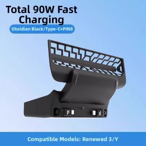 YH | Tesla Model Y/3 Rear Car Charger with Extendable Cable
