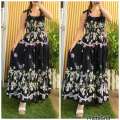 ALI ISLA MAXI LAYERED DRESS FITS SMALL TO 2X. 