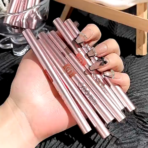 [COD]MKING PRETTY Lip Liner Pencil Rotary Velvet Matte Lipliner Pensil Tahan Lama Waterproof Matte Clay Lipstick Bibir Matte untuk Base Ombre