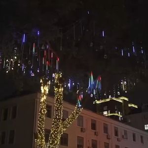 30CM LED Meteor Shower Rain Lights Outdoor Waterproof Raindrop Christmas Light Christmas Decorations