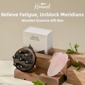 KRRAMEL | Scalp Massaging Comb Natural Ox Horn