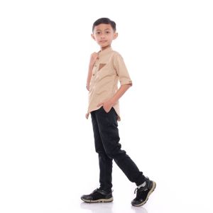 Baju Busana Muslim Koko Pakistan Anak Koko Alfaruq Kids Putih