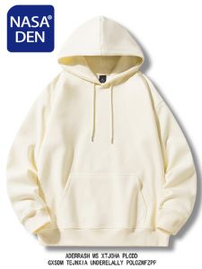 Áo Nỉ Có Mũ Trùm Đầu Phong Cách Mỹ Cổ Điển Đơn Giản Dành Cho Nữ Mùa Xuân Thu Cỡ Lớn Cho Cặp Đôi Phong Cách Hồng Kông