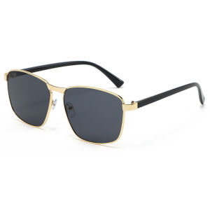 New Fashionable European And American Retro Street Style Personalized Metal Square Frame Sunglasses For Men And Women 136