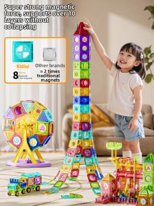 XIDIQI | Educational Early Learning Magnetic Tiles Toys