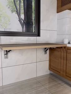 Bản Lề Gấp Gọn Thông Minh - Giá Đỡ Ke Treo Tường Để Đồ Đa Năng bằng