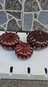 Khay mứt quả bí gỗ đựng hạt dưa bánh mứt kẹo gỗ tràm nguyên khối size mini siêu đẹp 12cm-22cm