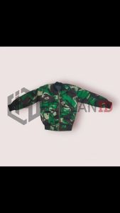 JAKET BOMBER ANAK TENTARA HIJAU LORENG AD ANGKATAN DARAT MALVINAS / ARMY CAMO TACTICAL / TNI ABRI AD