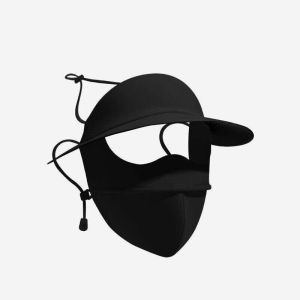 GUOQI | Full Face Sun Protection Neck Guard Ice Silk Mask Hat
