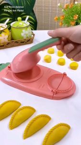 CETAKAN PRESS ADONAN PANGSIT 2 IN 1 HANDMADE MULTIFUNGSI Alat Cetakan Kulit Pangsit