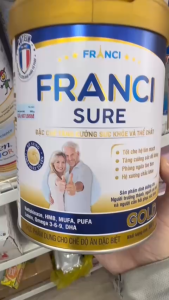 Sữa Franci Sure Gold 800g tăng cường miễn dịch tăng sức đề kháng bảo vệ xương chắc khỏe