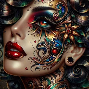 Diy Diamond Painting Arts Women Portrait Full Round Square Diamond Mosaic Home Living Room Art Craft Living Room