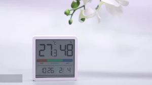 NOKLEAD Indoor Temperature Humidity Meter Home LCD Digital Thermometer Hygrometer Sensor Gauge Weather Station Smart Monitor