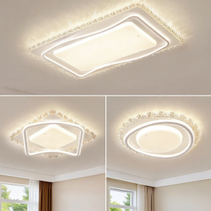 HUIPU | Modern Minimalist Cream-colored Luxury Rectangle Ceiling Light