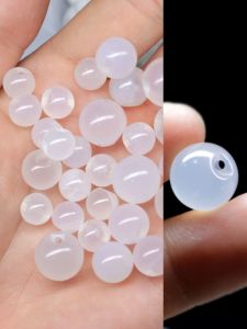 กระดุมลูกปัดกลมอาเกตสีขาวธรรมชาติกระดุมจีนกระดุมจีนกี่เพ้ากระดุมจีนกระดุมจีนกระดุมจีนกระดุมสีขาว