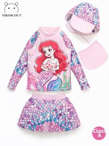 nikoscout | Quick Dry Sun Protection Girls Swimwear Separates