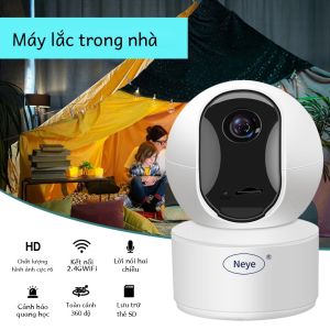 Camera An Ninh WiFi Gia Đình 8MP HD Giám Sát Trẻ Em Trong Nhà Với Âm Thanh Hai Chiều 360 ° Phát Hiện Theo Dõi Tự Động AI Toàn Cảnh Màu Trắng
