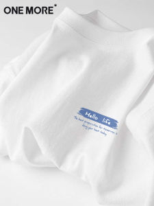 White Long Sleeve Cotton T-Shirt Womens Spring 2025 New Style Loose Base Shirt Inner Wear Top Korean Style Printed Casual