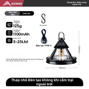 BSWOLF | Đèn Dã Ngoại Di Động Sạc Lại Được