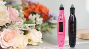 LINMANDA Professional USB Electric Nail Drill Polish File Kit with UV LED Nail Lamp Gel Manicure Dryer Lamp Acrylic Starter Set