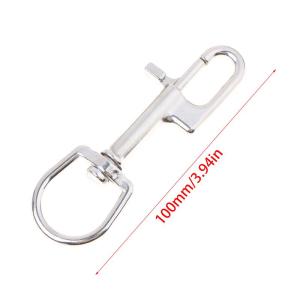 Hot Dual Head Marine Diving D Ring Snap Hooks With Swivel Bolt Snap Hook Clip 316 Stainless Steel Oval Swivel Spring Snap Hook